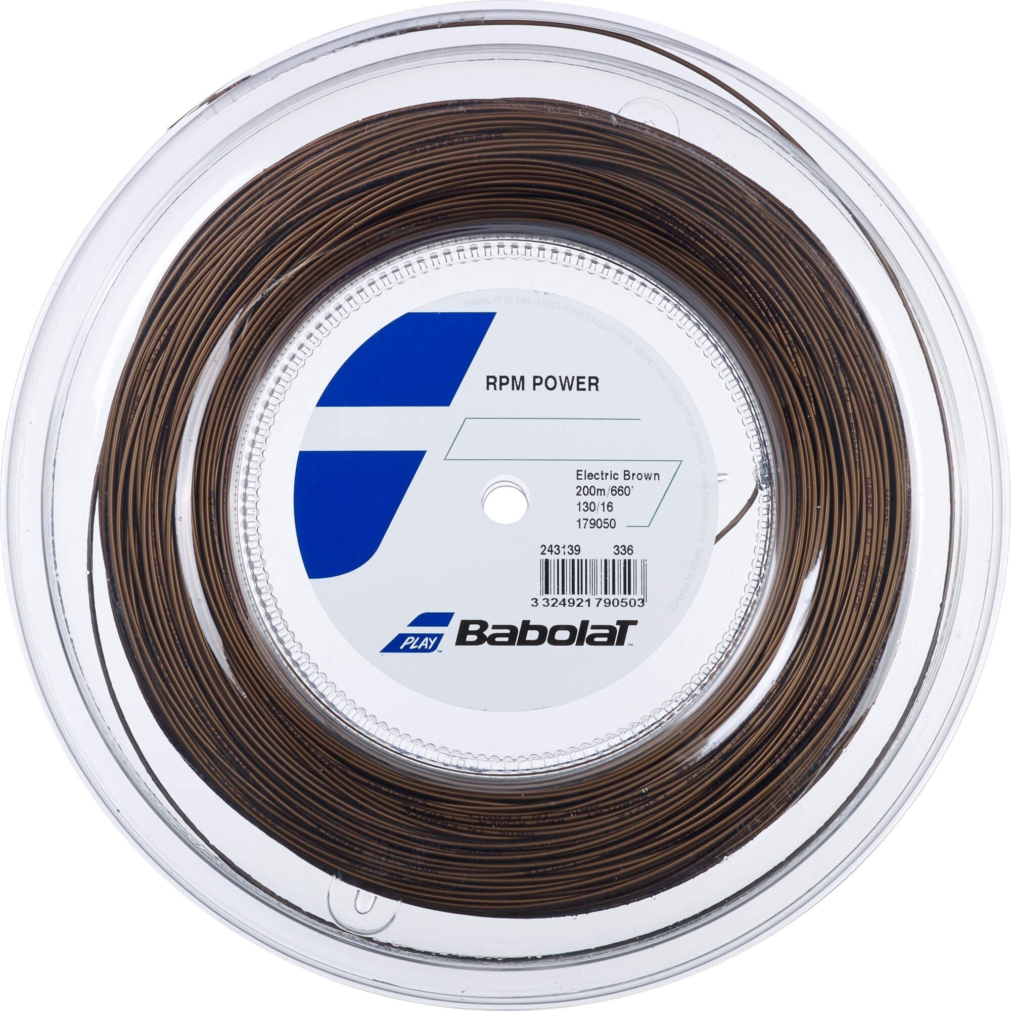 Babolat RPM Power Tennis String Electric Brown