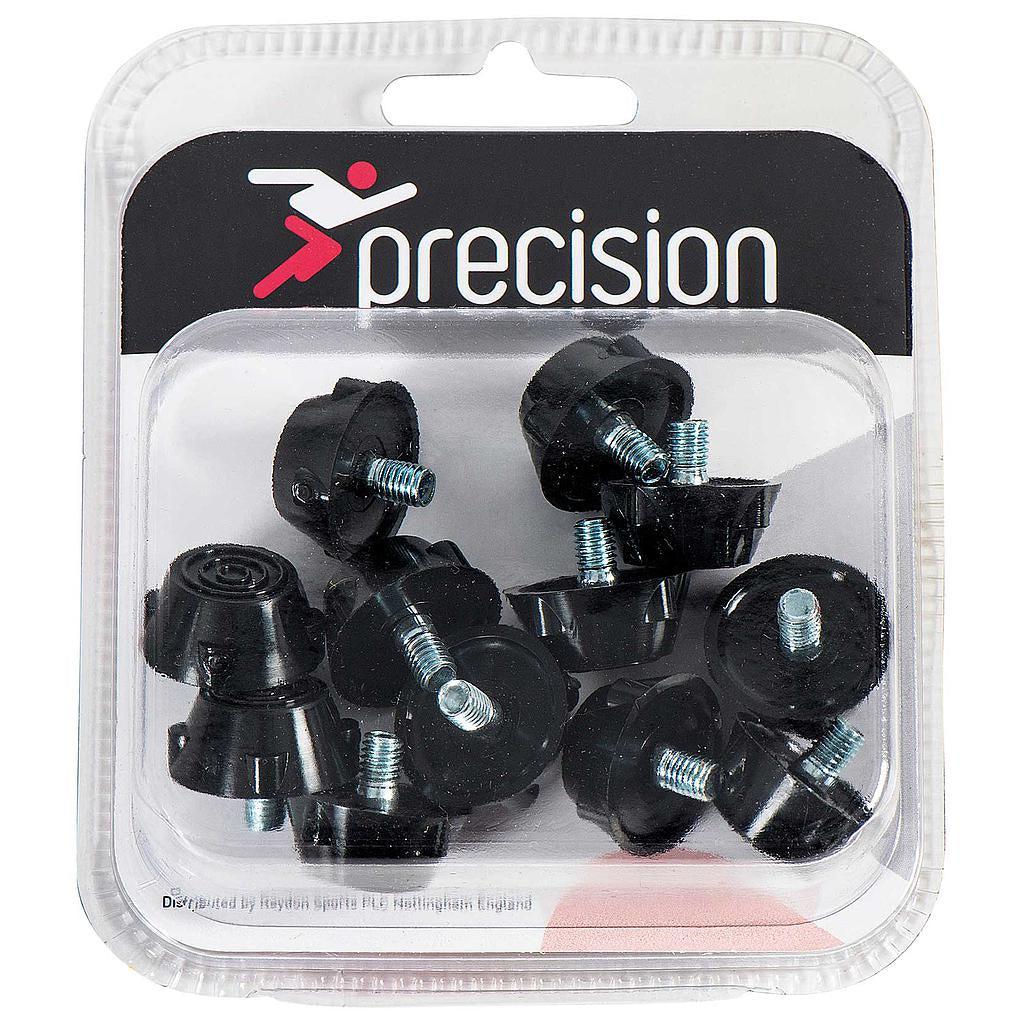 Precision Rubber Football Studs 10mm Set of 12