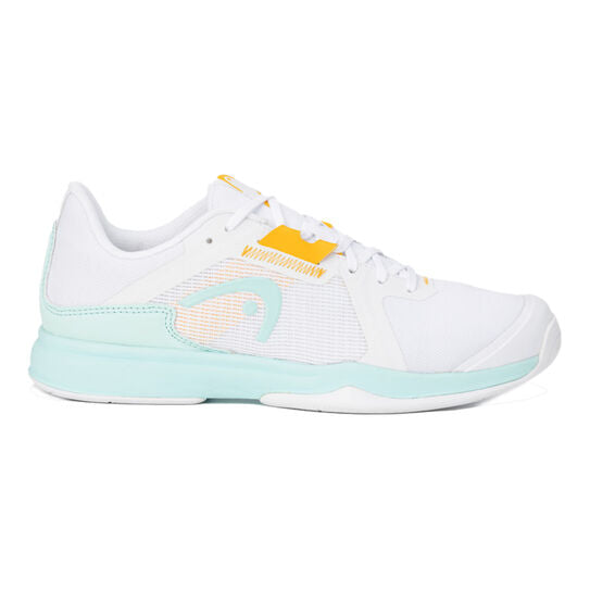 Head Sprint Team 3.5 Carpet Ladies Tennis Shoe - White/Aqua