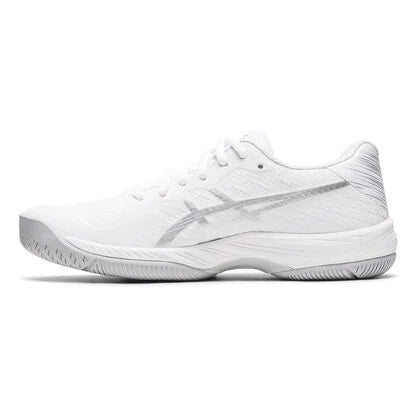 Asics Gel Game 9 Ladies Tennis Shoe - White/Pure Silver