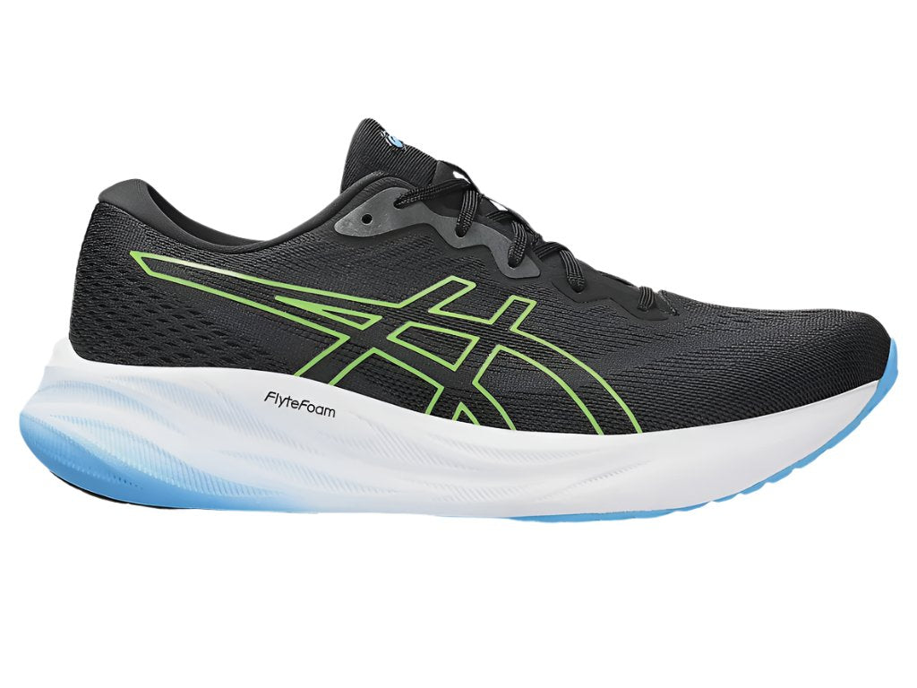 Asics Gel-Pulse 15 Mens Running Shoes - Black/ Electric Lime