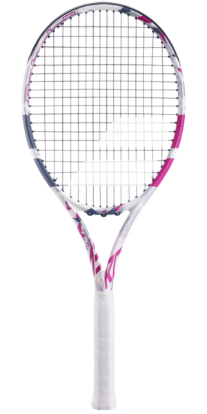 Babolat Evo Aero Tennis Racket - White/Pink