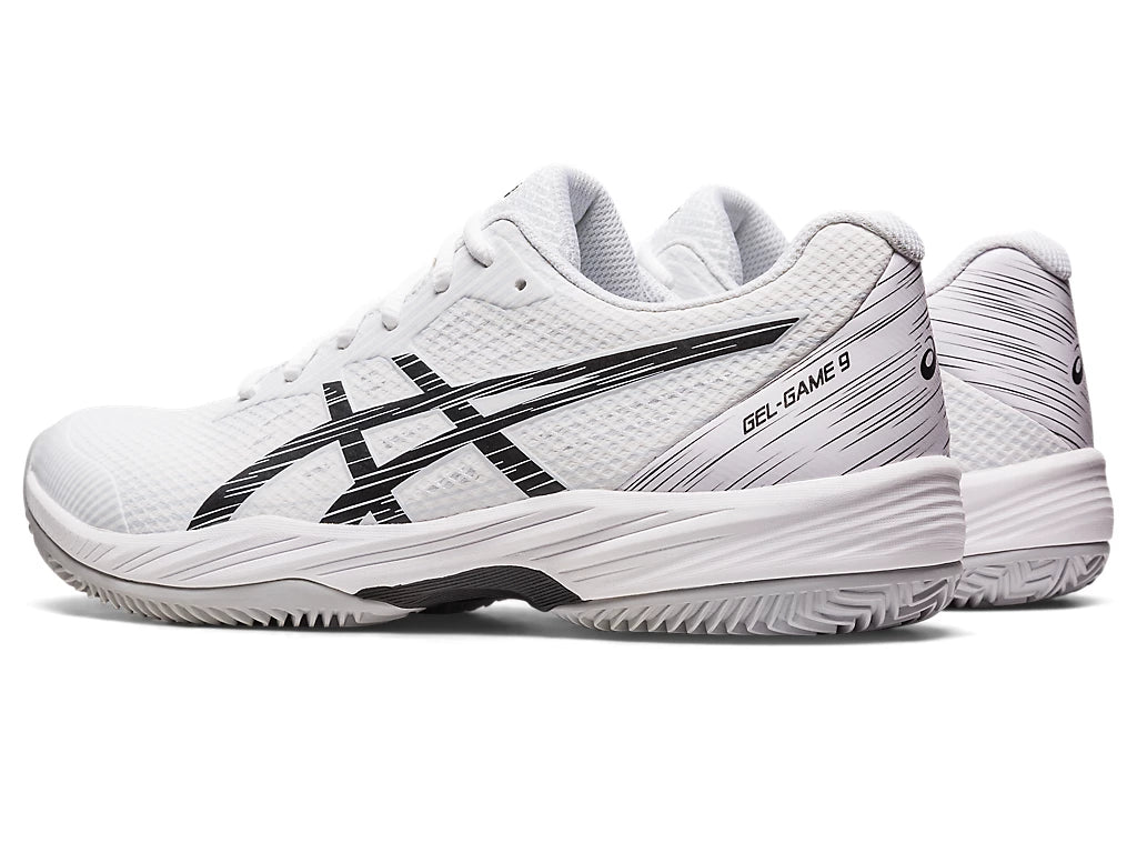 Asics Gel-Game 9 Clay / OC Men's Tennis Shoes - White / Black