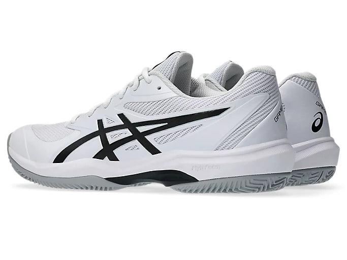 Asics Game FF Clay/OC Mens Tennis Shoes - White/Black