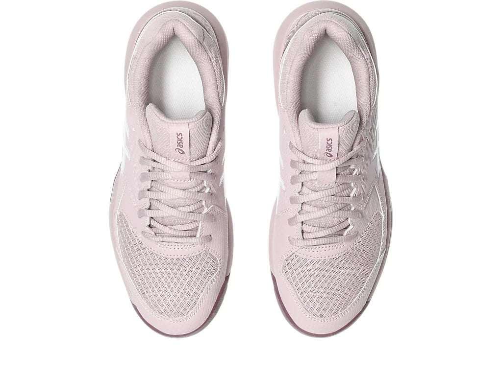 Asics Ladies Gel Dedicate Tennis Shoes - Watershed Rose/White