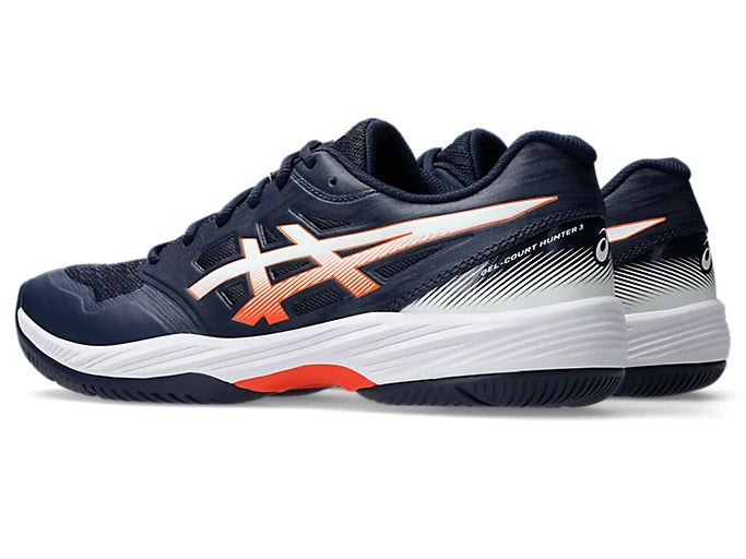 Asics Mens Gel Court Hunter 3 Indoor Court Shoes - Midnight/White