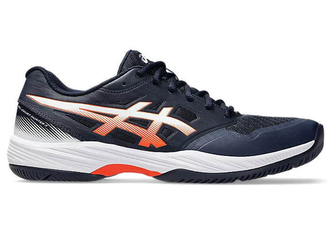 Asics Mens Gel Court Hunter 3 Indoor Court Shoes - Midnight/White