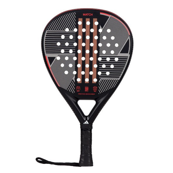 Adidas Match 3.3 Padel Racket (Black/Red)