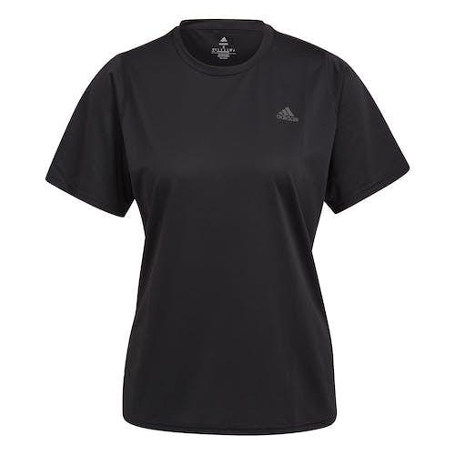 Adidas Ladies Run Icon Tee - Black-Bruntsfield Sports Online