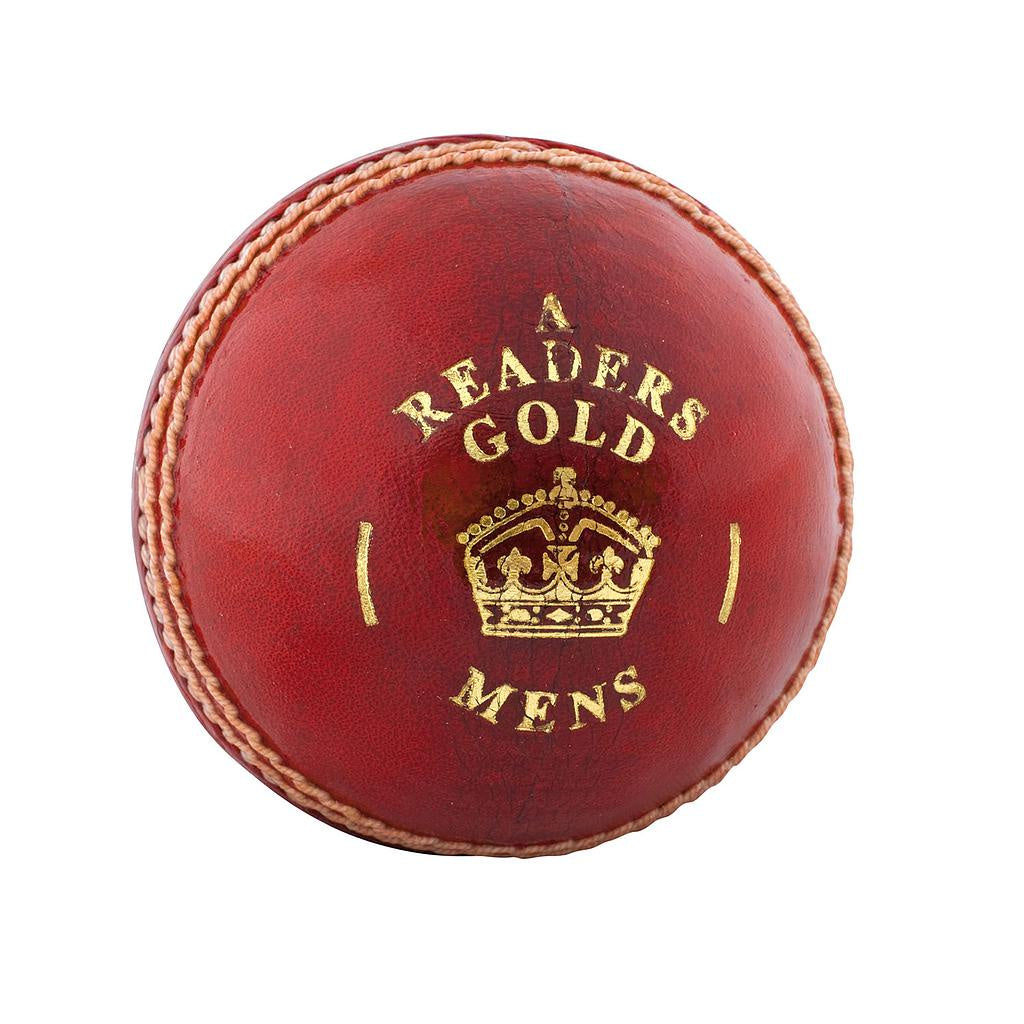 Readers Gold 'A' Red Cricket Ball