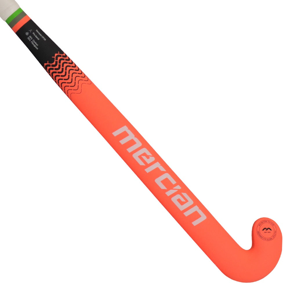 Mercian Genesis CF25 Hockey Stick - Black/Neon Pink