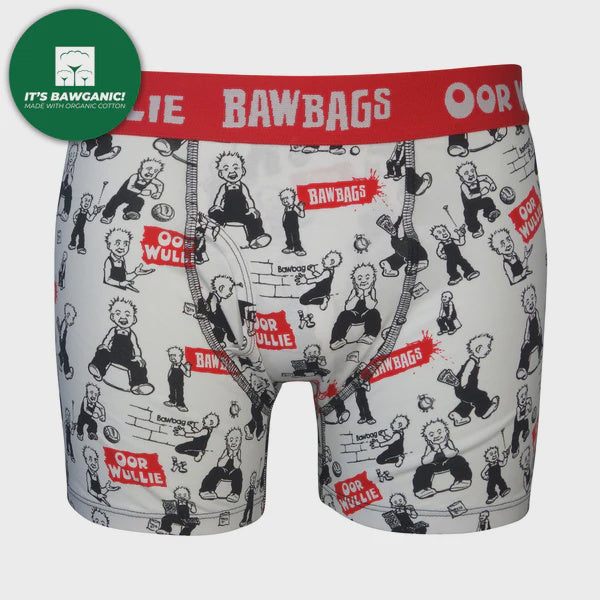 Bawbags Our Wullie Graffiti Cotton Boxer Shorts