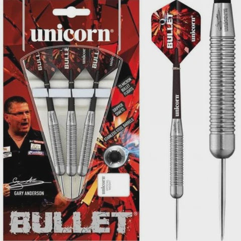 Unicorn Gary Anderson Bullet Stainless Steel Darts (25g)