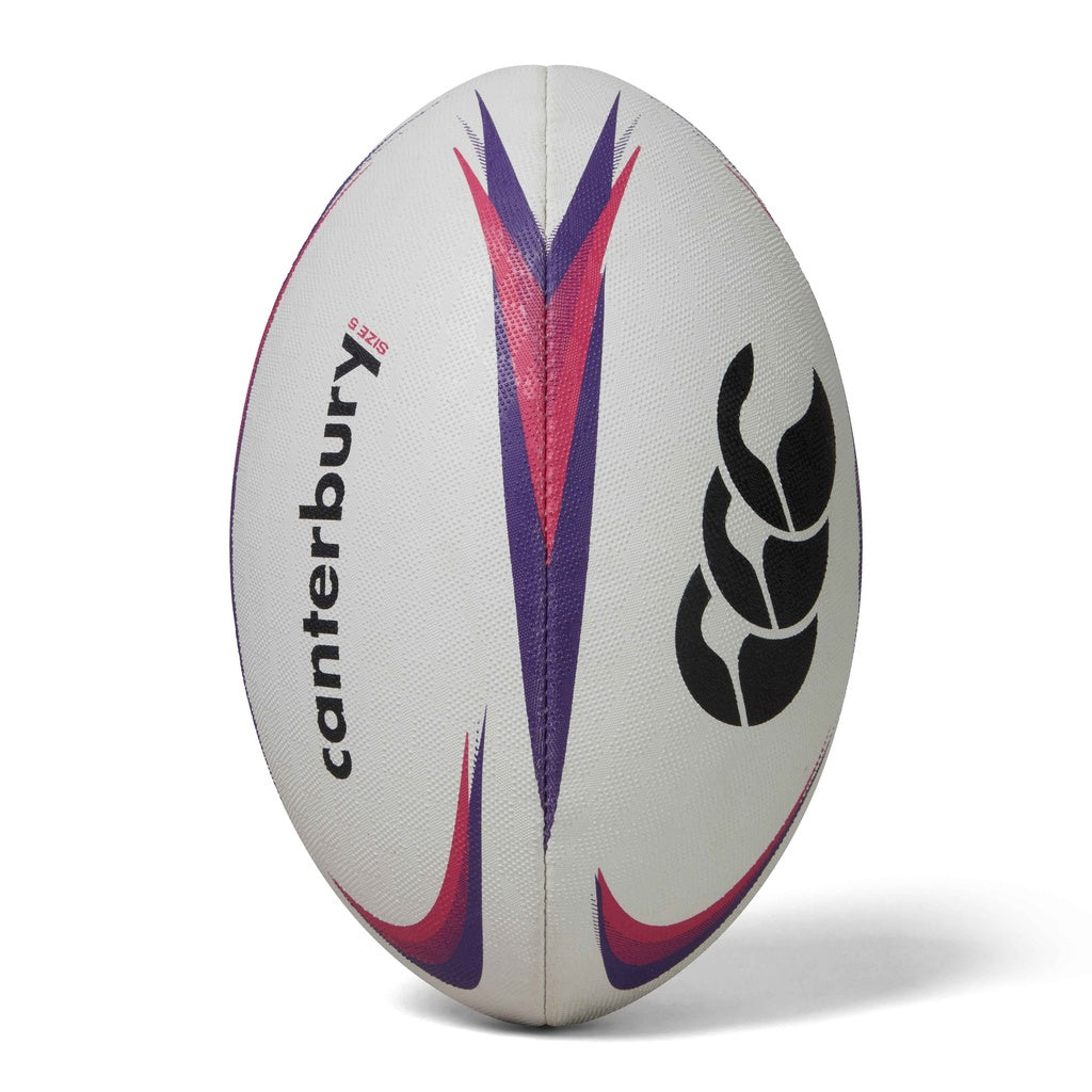 Canterbury Mentre Rugby Ball XU - White/Purple