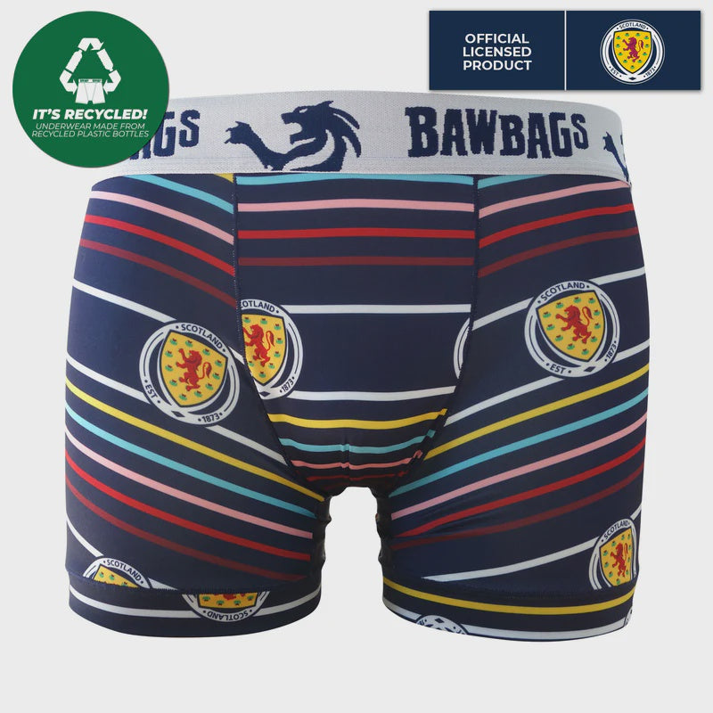 BawbagsCool De Sacs Scotland National Team Stripes Boxer Shorts