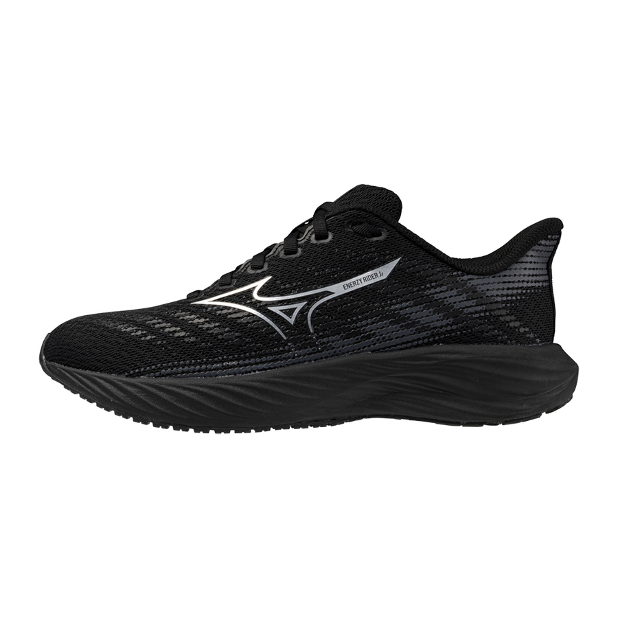 Mizuno Enerzy Jr Running Shoes - Black/Silver