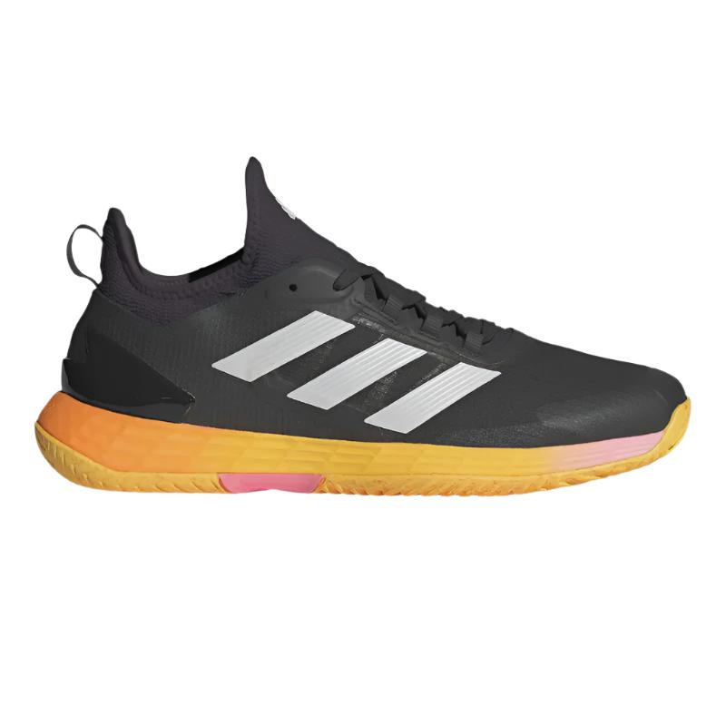 Adidas Adizero Ubersonic 4.1 Clay W Tennis Shoe - Black/Yellow