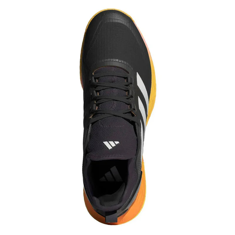 Adidas Adizero Ubersonic 4.1 Clay W Tennis Shoe - Black/Yellow