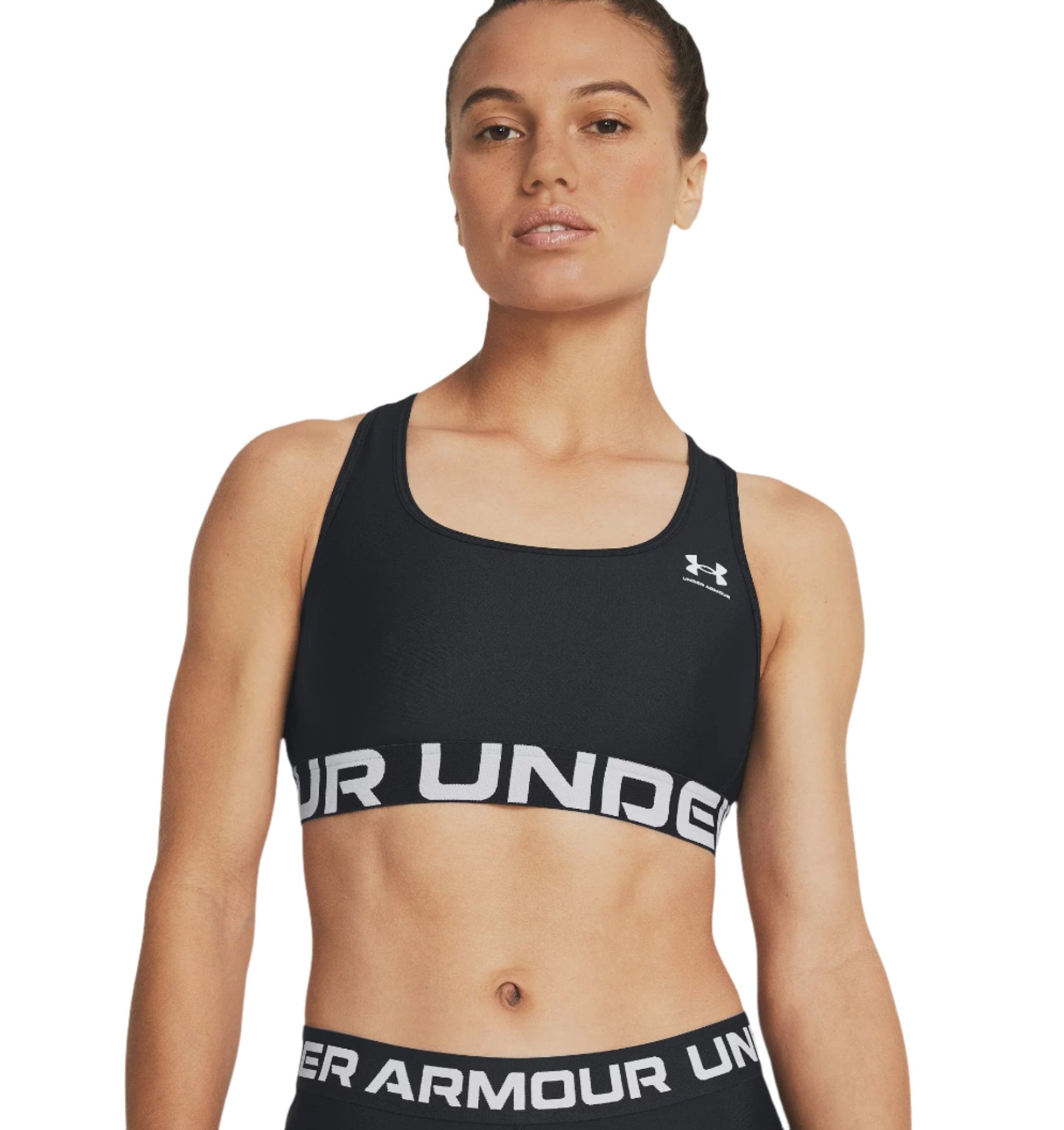 Under Armour Heatgear Mid Branded Sports Bra