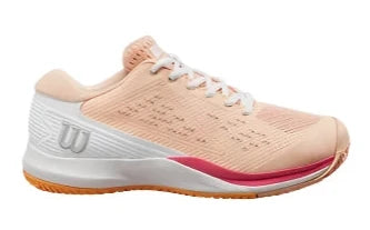 Wilson Rush Pro Ace Ladies Tennis Shoes - Peach Parfait/White