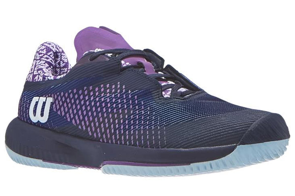 Wilson Kaos Swift 1.5 Ladies Clay Tennis Shoe - Navy/Infrared-Bruntsfield Sports Online