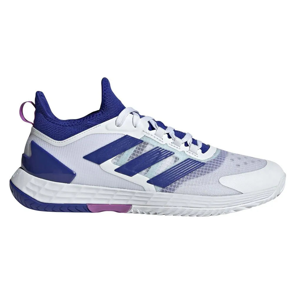 Adidas Adizero Ubersonic 4.1 M Tennis Shoe - White/Blue