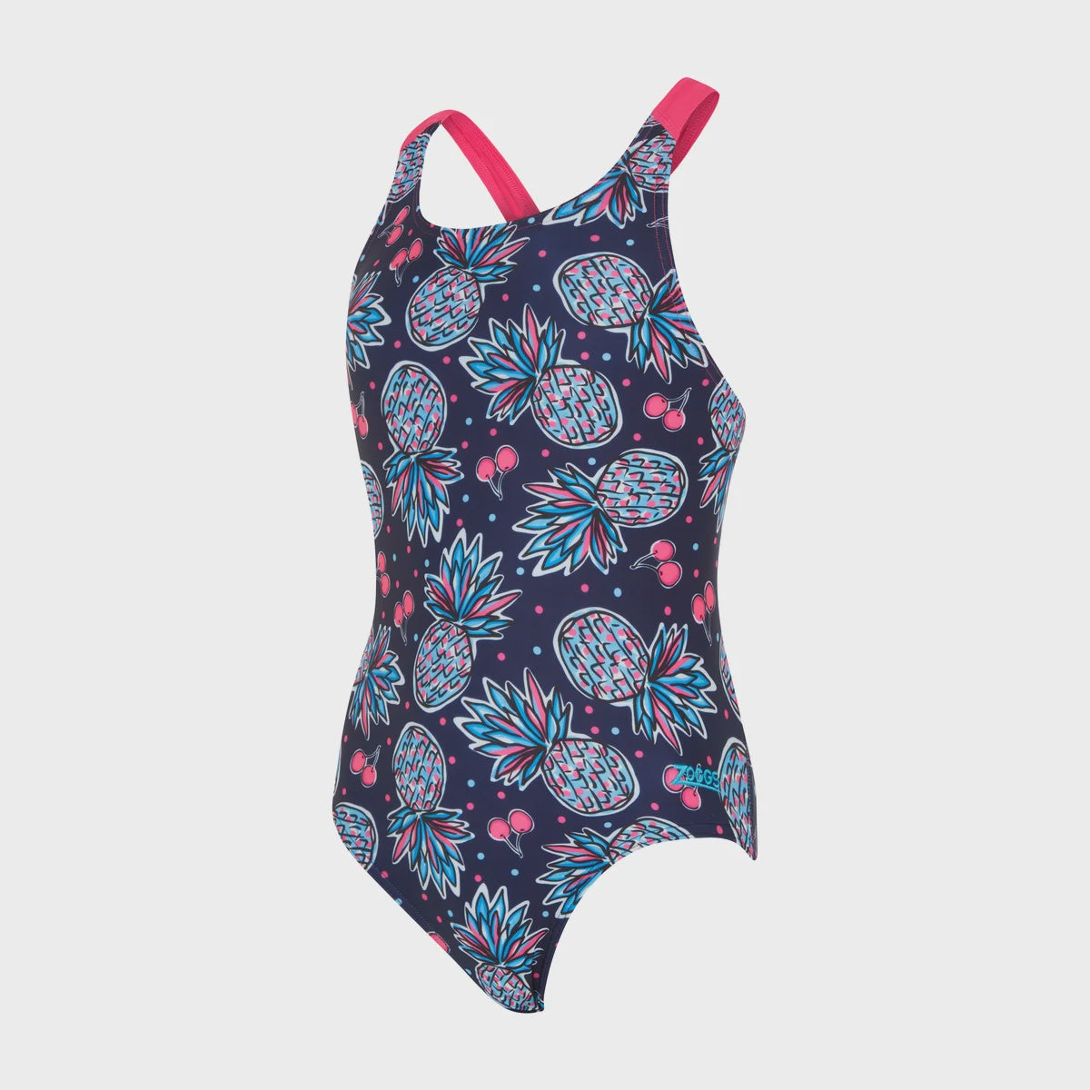 Zoggs Fruity Flyback Girls Swimming Costume