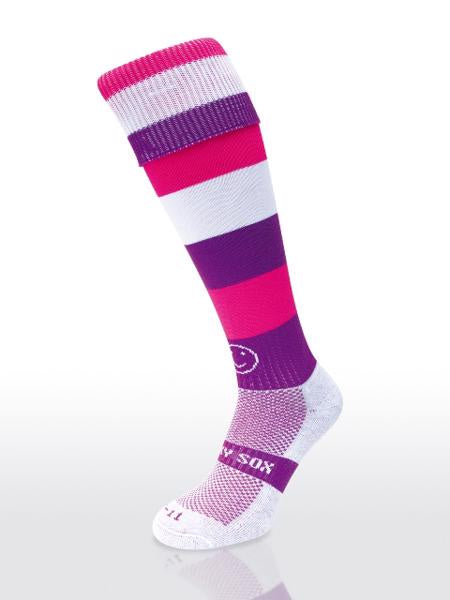 WackySox Purple Smoothie Sports Socks