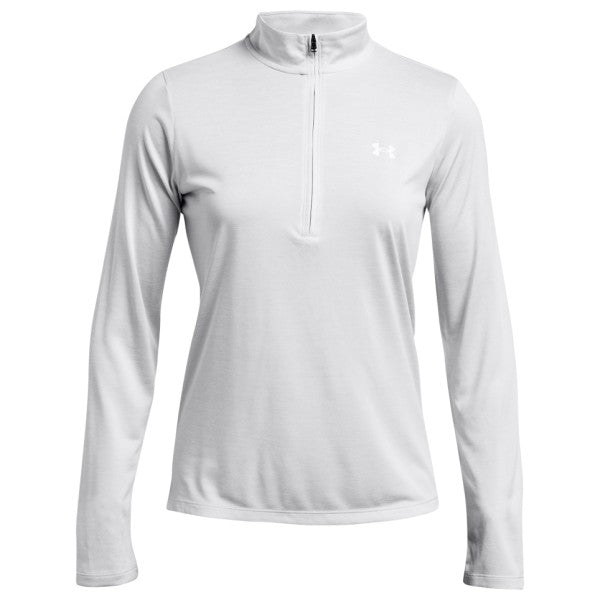 Under Armour W's Tech 1/2 Zip - Twist - Halo Gray