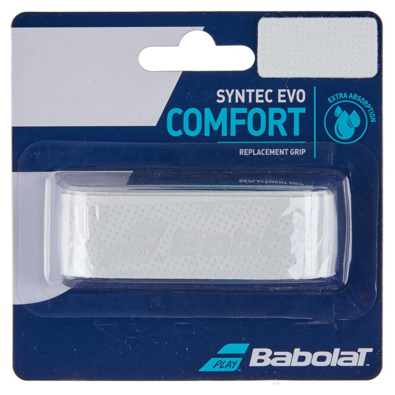 Babolat Syntec Evo Replacement Grip-White-Bruntsfield Sports Online