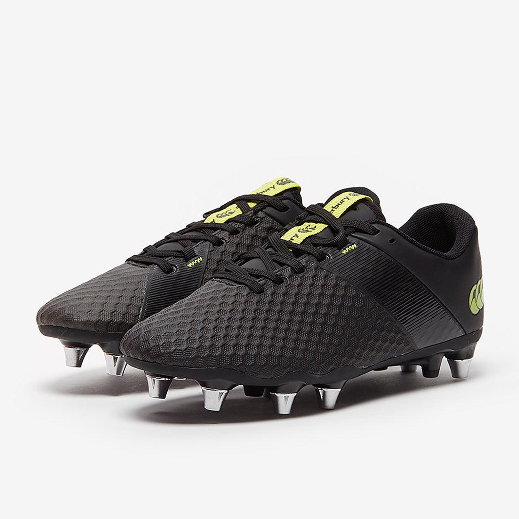 Canterbury Phoenix 3.0 SG Rugby Boot - Black/Lime-Bruntsfield Sports Online