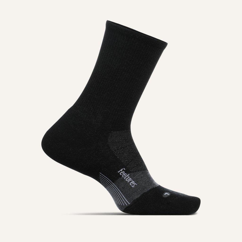 Feetures Merino 10 Light Cushion Quarter Socks - Charcoal-Bruntsfield Sports Online