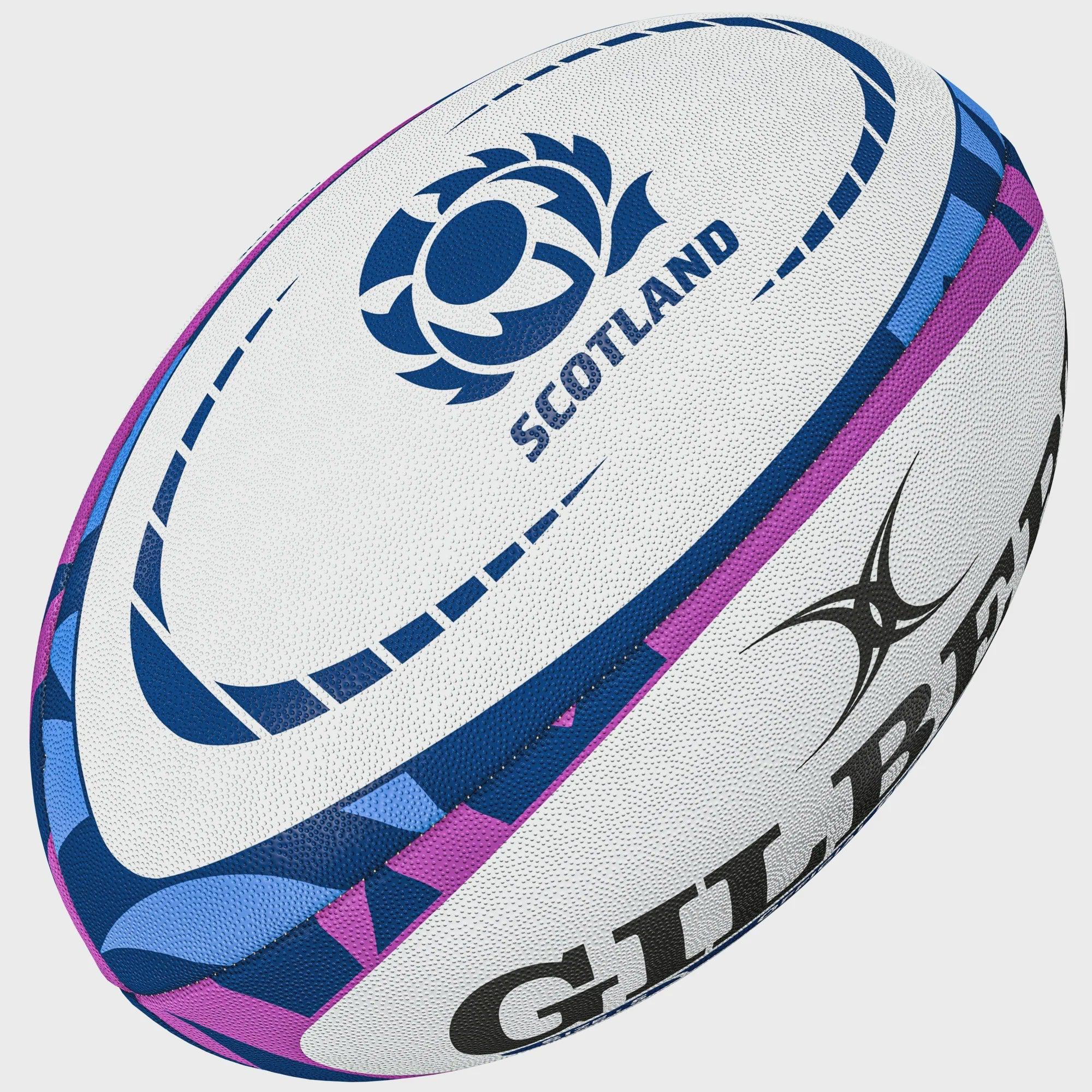 Gilbert Scotland Replica 2023 Rugby Ball - Size 5-Bruntsfield Sports Online
