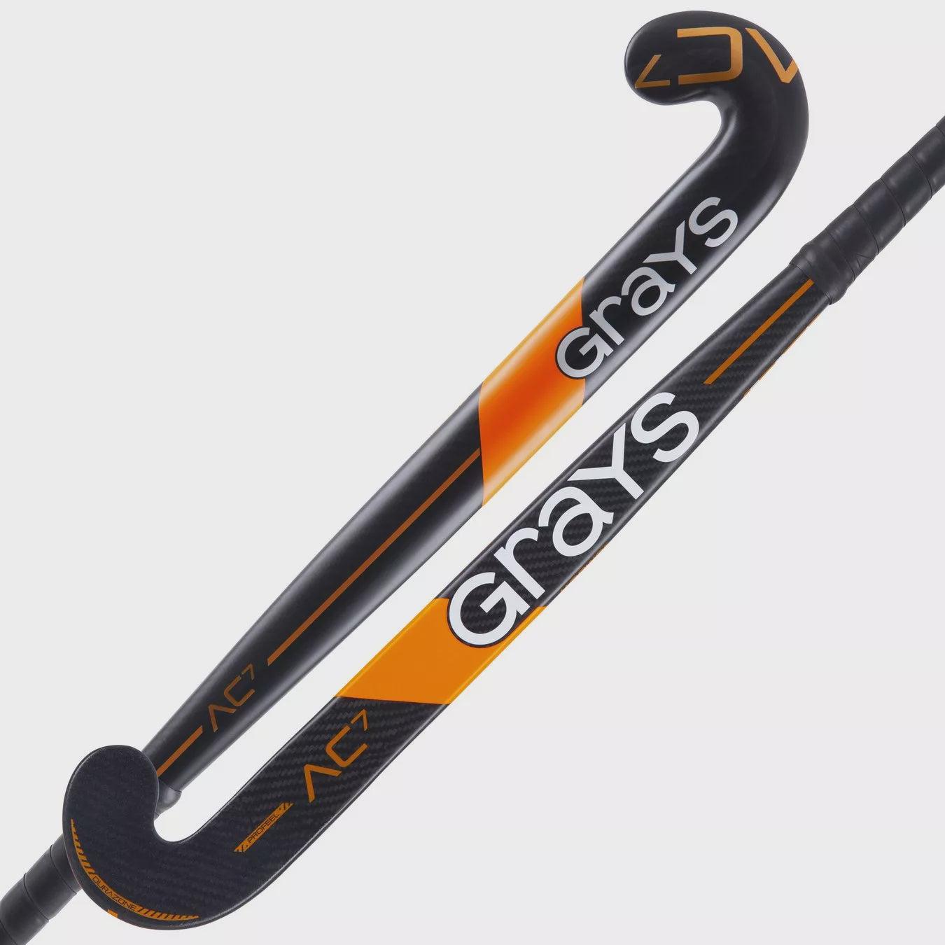 Grays AC7 Jumbow Hockey Stick Black/Orange-Bruntsfield Sports Online