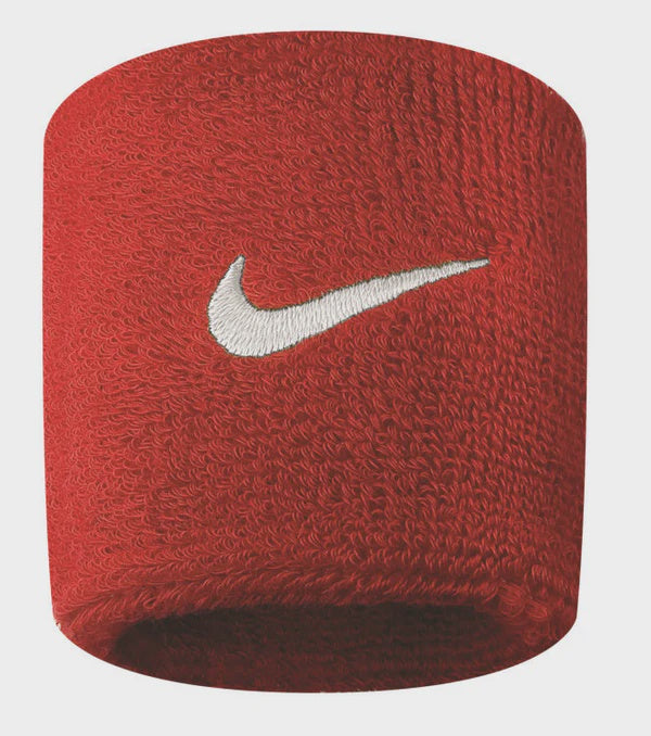 Nike Swoosh Jumbo Wristbands Red Pair