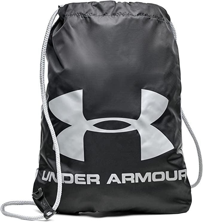 Under Armour Ozsee Sackpack - Black-Steel-Bruntsfield Sports Online