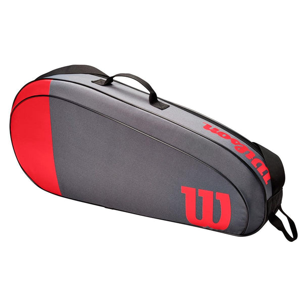 Wilson Team 3 Racket Bag Red/Grey-Bruntsfield Sports Online